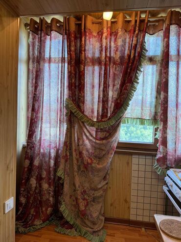ролл шторы на кухню бишкек: Продаётся комплект б/у штор для кухонного карниза длиной 2.5 метра. В