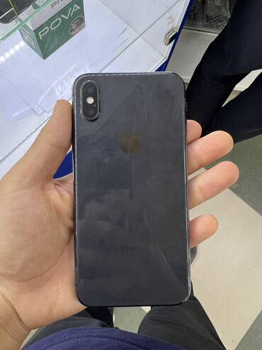 переходник для клавиатуры и мышки для телефона: IPhone X, Б/у, 64 ГБ, Черный, Чехол, 73 %