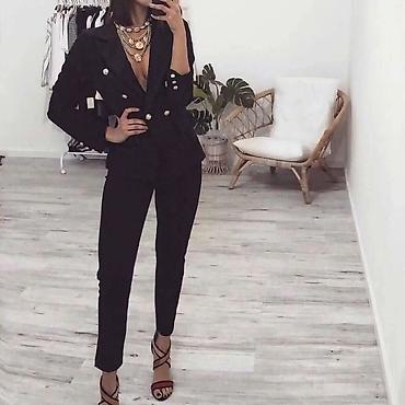 Kompleti: Ženski komplet – elegantno odelo sa sako‑m i pantalonama veličine S — 10