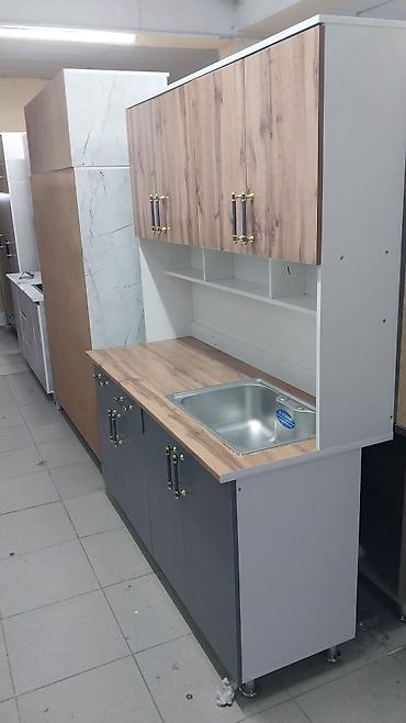 silver kitchen: Кухонные гарнитуры с мойкой и открытой нишей - Комплектация: нижние — 3