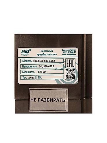 частотники: Частотный преобразователь ESQ-A500 0.75 кВт 380В Нас ищут по — 4