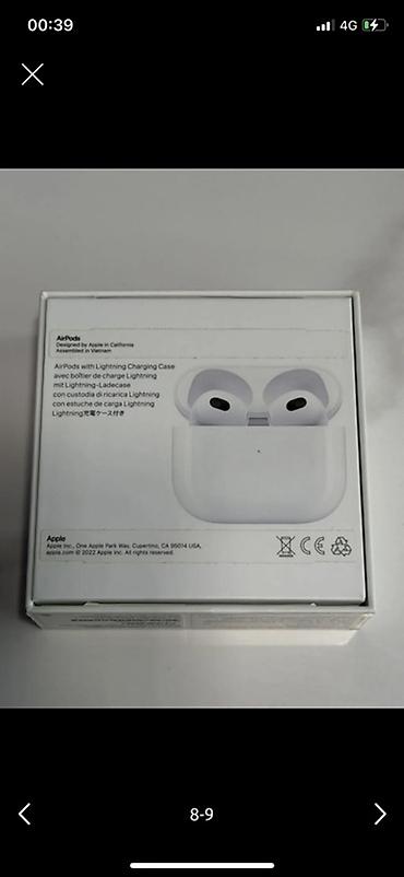 наушники pro 5: Apple AirPods (3‑е поколение) с зарядным футляром Lightning. Основные — 3