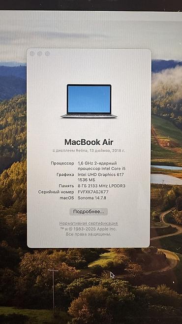 Ноутбуки Apple (MacBook): Apple MacBook Air 13", цвет Space Gray (серый космос) 2018, мало — 6