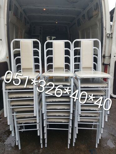 Bağ, çöl oturacaqları: Yeni, Sadə stul, Metal, Azərbaycan — 29