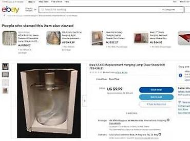 Stilske lampe: IKEA KAXIG – viseća plafonjerka/privjesak lampa - Model: KAXIG (šifra — 13