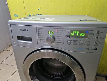 məişət texnikası: Paltaryuyan maşın Samsung, 6 kq, İşlənmiş, Avtomat, Kredit yoxdur, Ödənişli çatdırılma — 4