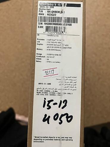 microsoft surface laptop studio: Acer Nitro V 15 (модель ANV15-51-53NB), цвет Obsidian Black Продается — 6