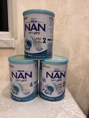 Nestlé NAN OPTIPRO uşaq süd qarışığı təqdim olunur. Şəkildə 400
