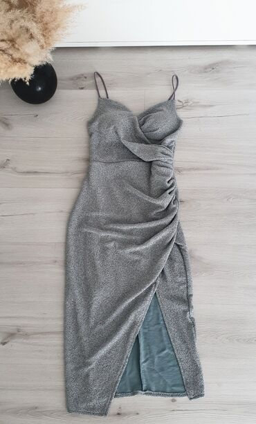 midi haljina: M (EU 38), color - Silver