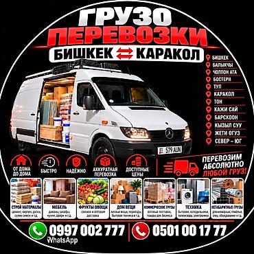 270 70 17: Грузоперевозки на направлении Бишкек ↔ Каракол (а также по маршрутам — 1