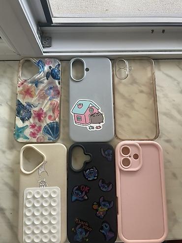 IPhone 16 üçün müxtəlif dizaynlarda telefon qabları dəsti Məhsul