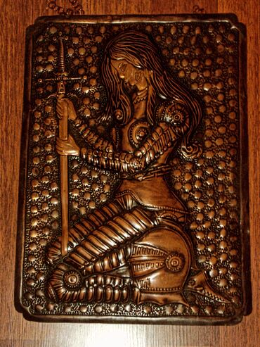 Digər ev dekoru: Dekorativ dairəvi mis relyef panel Azərbaycan rəqs edən qız ideal — 9