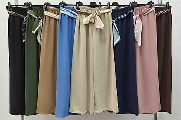 Pantalone: ✅Ženske široke pantalone sa visokim strukom
1900 din — 9