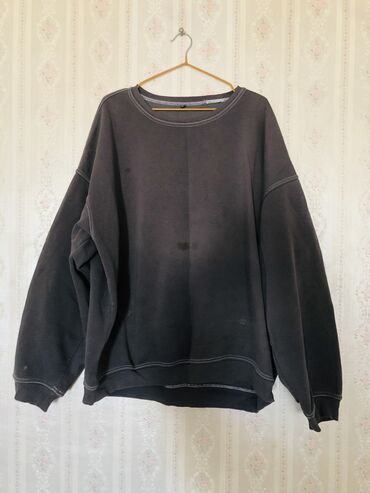klassik qadin pencekleri: Svitşot, 2XL, rəng - Boz