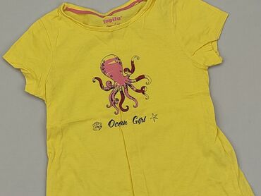 koszulka żółta: Koszulka, Lupilu, 3-4 lat, 98-104 cm, stan - Bardzo dobry