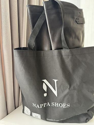 Сапоги: Кожаные женские сапоги 🇹🇷 Nappa Shoes Покупали за 12000 сом Носили — 2