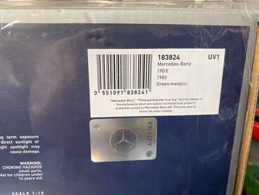 Avtomobil modelləri: Mercedes, 1982 il, 1:18, Dəmir, Ödənişli çatdırılma — 6