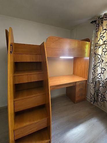 table study: Детский многофункциональный комплект мебели: кровать-чердак + рабочая — 1