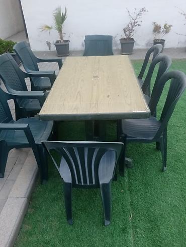 Balkon üçün, İşlənmiş, 8 stul lalafo.az -da Balkon üçün, İşlənmiş, 8 stul