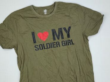 mts koszulka: T-shirt for men, XL (EU 42), Army, condition - Very good