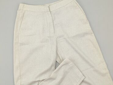 spodnie dresowe dopasowane: Material trousers, SIMPLE, S (EU 36), condition - Good