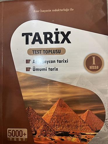 Testlər: Məhsul: Tarix – Test Toplusu (I hissə), kurikulumla - 6–11 siniflər — 1