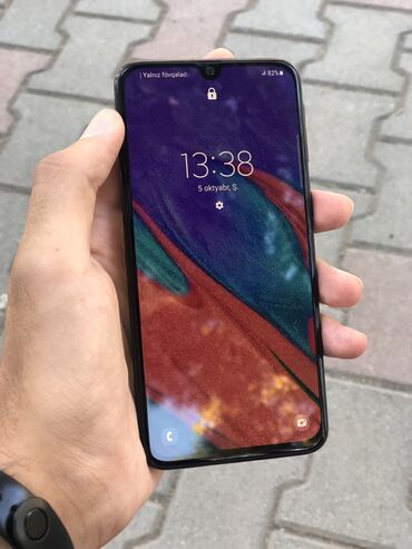 Samsung: Samsung Galaxy A40, 64 GB, rəng - Göy, Sensor, Barmaq izi, Simsiz şarj