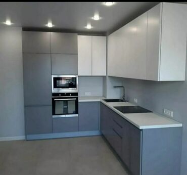 Кухонные гарнитуры: Кухонный гарнитур, Новый, цвет - Бежевый, МДФ, Самовывоз, Бесплатная доставка, Платная доставка — 7