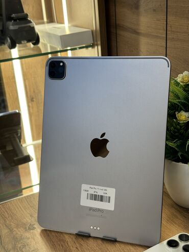 авто магитофон: Планшет, Apple, эс тутум 128 ГБ, 11" - 12", Wi-Fi, Колдонулган, Классикалык түсү - Боз