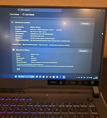 asus rog strix g18: ASUS ROG Strix G15 oyun noutbuku - Ekran: 15.6" IPS, incə çərçivə — 7
