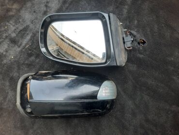 Зеркала: Боковое левое Зеркало Mercedes-Benz 2002 г., Б/у, цвет - Черный, Оригинал