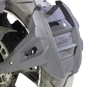 motor: Crni zadnji blatobran za motocikl, izrađen od izdržljive plastike — 4