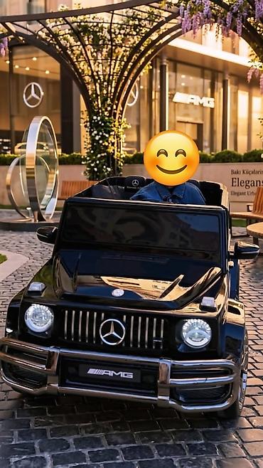 Детские электрокары: Uşaq elektrik maşını – Mercedes G-Class (AMG dizayn) - Rəng: qara — 2