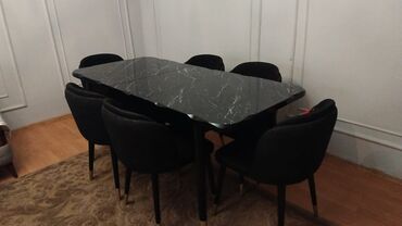кухонные стулья: Masa desti 6 sutulla ideal vəziyyətdə qiymet 520 azn unvan Sabunçu