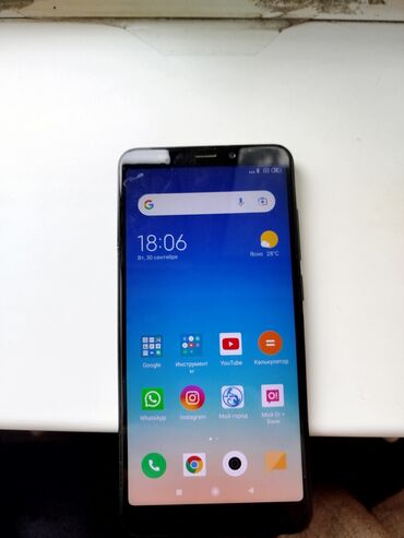 покупка продажа бу телефонов: Redmi, Redmi 5, Б/у, 16 ГБ, цвет - Черный, 2 SIM
