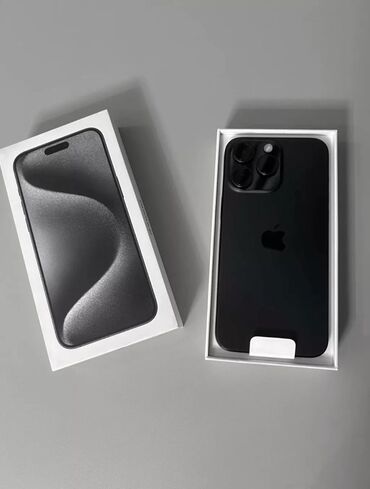 iphone xs max новый купить: IPhone 15 Pro Max, Б/у, Black Titanium, Коробка