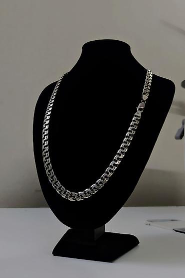Серебряные цепочки: Серебряный Бисмарк 150 гр 55 см Ручная работа Серебро 925 проба — 25