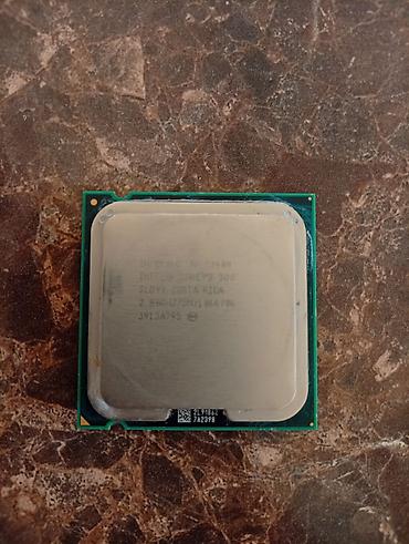 prosessor qiymetleri: Prosessor Intel Core 2 Duo E7400, 2 nüvə, İşlənmiş — 1