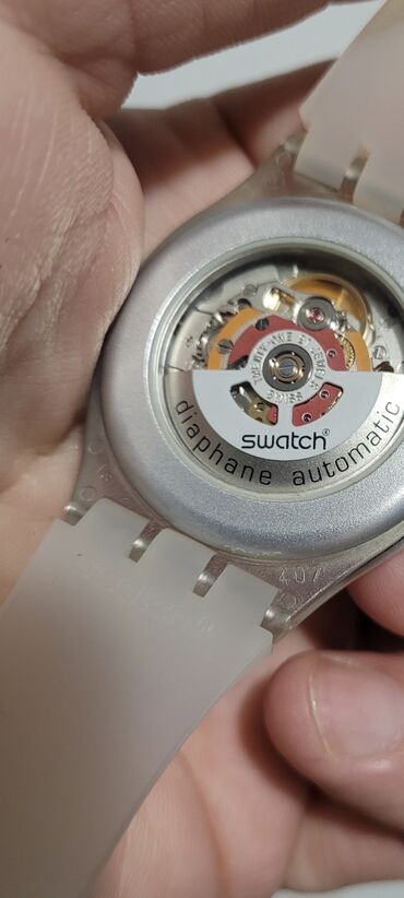 satovi: ★ Na prodaju ručni sat unisex Swatch Irony Diaphane Automatic