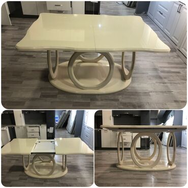 Yataq otağı dəstləri: Qonaq masası, İşlənmiş, Açılan, Dördbucaq masa