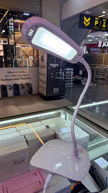Освещение: Настольная LED лампа с гибкой гусиной шеей и сенсорным управлением — 2