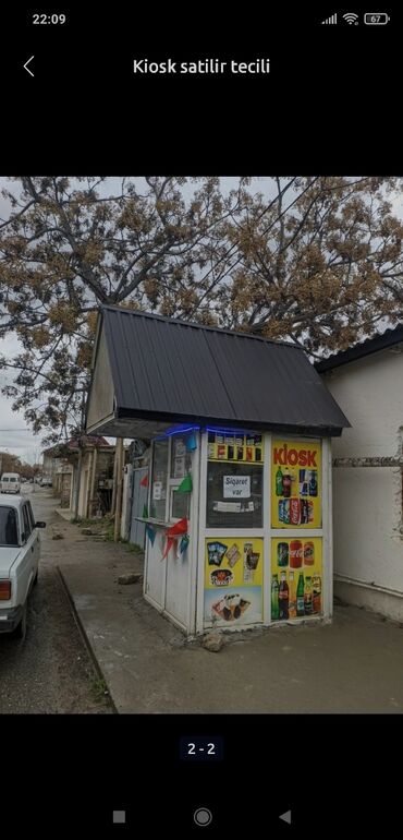 Будки, киоски: Tecili satilir kiosk razilasma yolu ile