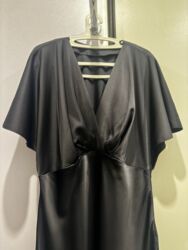 вечернее нежно розовое платье: Вечернее платье, Классическое, Длинная модель, Атлас, С рукавами, M