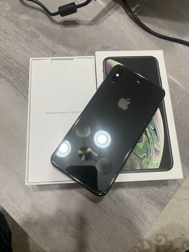 iphone 10 ikinci el: IPhone Xs Max, 256 GB, Graphite, Face ID