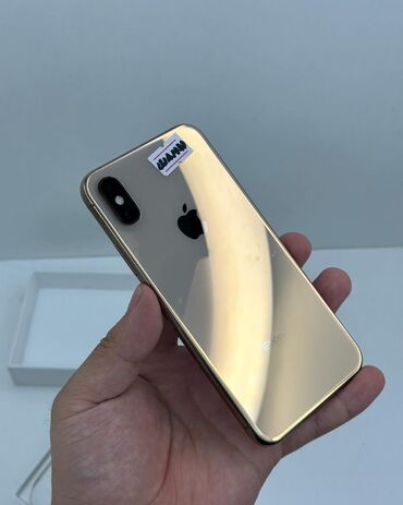 Apple iPhone: IPhone Xs, Б/у, 64 ГБ, Золотой, 100 %