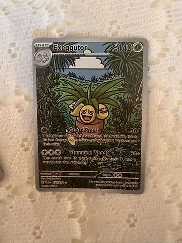 fon: Pokémon kolleksiya kartı – Exeggutor (Stage 1) - Seriya: Sword & — 1
