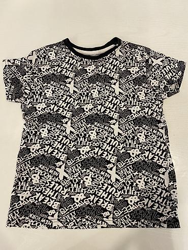Комплекты одежды: Uşaq köynəkləri dəsti. 7-8 yashadir - Yaşıl qısaqol T-shirt: Ön — 6