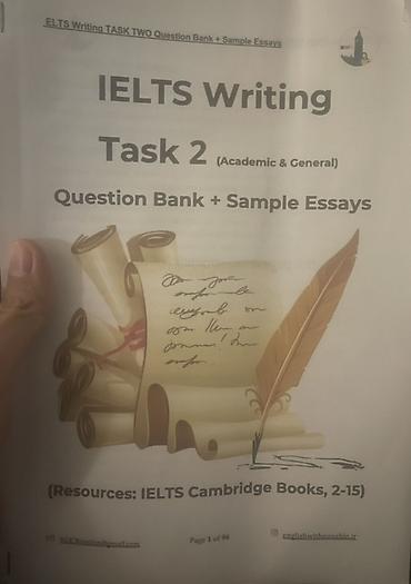 Tədris ədəbiyyatı: Məhsul: IELTS Writing Task 2 (Academic & General) – Question Bank — 1