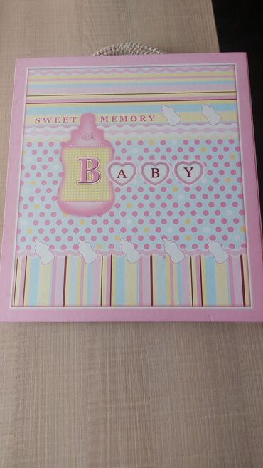 новорожденным: Альбом для фотографий "Sweet Memory" выполнен в нежных розовых тонах