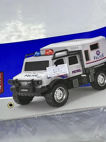 baby brezza: Игровой набор «Police Car» — техника полиции, 4 предмета в блистере — 2